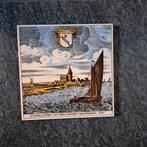Hindeloopen Tegel - Vintage Decoratie, Ophalen of Verzenden