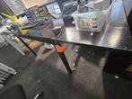 IKEA BJURSTA uitschuifbare eettafel zwart T.w.v €399,- Euro!, Huis en Inrichting, Gebruikt, Vijf personen of meer, 150 tot 200 cm