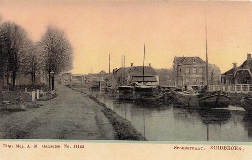 U673 Zuidbroek Spoorstraat - uitg Garreltse TULP Kaart -, Verzamelen, Ansichtkaarten | Nederland, Groningen, Voor 1920, Ophalen of Verzenden