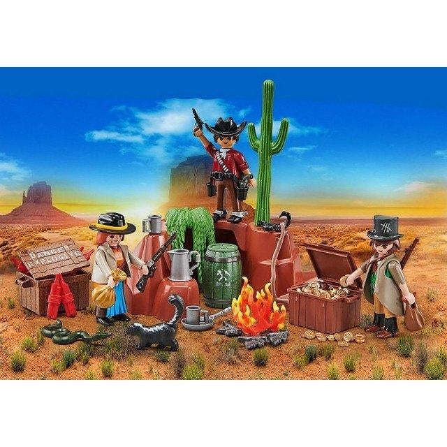 🎁 Playmobil Western 1023 - Bandietenschuilplaats 🎁, Ophalen of Verzenden, Nieuw, Complete set