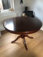 Ronde eetkamertafel, diameter 110 cm (teab), Huis en Inrichting, Tafels | Eettafels, Ophalen, Rond, Zo goed als nieuw, Vier personen