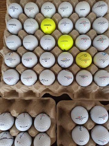 100 Pinnacle golfballen lakeballs (o.a. Gold,Distance, Lady) beschikbaar voor biedingen