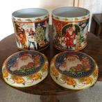 Vintage Kerst trommel met deksel, Ophalen of Verzenden, Zo goed als nieuw