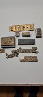 Cliche, drukstempels, Ophalen of Verzenden