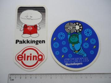 sticker oud Auto garage tech techniek onderhoud Elring Steyr beschikbaar voor biedingen