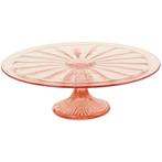Art Deco Roze Taartschotel Rosaline Depression Glass Verreri, Ophalen of Verzenden