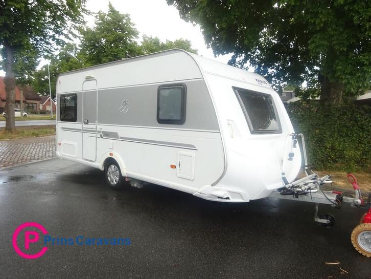 Knaus Azur 460 Frans Bed en Rondzit + Mover, Caravans en Kamperen, Caravans, Bedrijf, tot en met 4, 1000 - 1250 kg, Knaus, 6 tot 7 meter