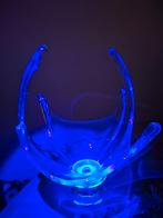 Vintage Mangaan Glas Schaal, Antiek en Kunst, Antiek | Glas en Kristal, Ophalen of Verzenden