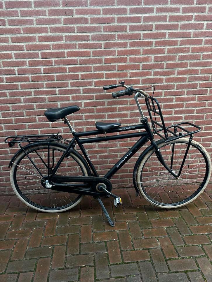 Sparta Pick Up Basic Herenfiets, Fietsen en Brommers, Fietsen | Heren | Herenfietsen, Gebruikt, Sparta, 53 tot 57 cm, Versnellingen