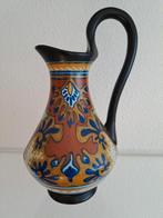 Rhodian, Gouds plateel. 19e eeuw kan met oor, 25cm hoogte, Antiek en Kunst, Antiek | Keramiek en Aardewerk, Ophalen of Verzenden