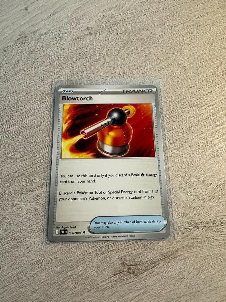 Blowtorch 086/094 Phantasmal Flames - Pokémon Kaart, Hobby en Vrije tijd, Verzamelkaartspellen | Pokémon, Nieuw, Losse kaart, Ophalen of Verzenden