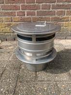 Trekkap Schoorsteenkap RVS 180 mm met veegluik, Huis en Inrichting, Kachels, Ophalen, Zo goed als nieuw, Hout, Overige soorten