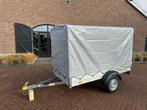 Nieuwe HUMBAUR – enkelasser met huif (750 kg) aanhangwagen, Auto diversen, Aanhangers en Bagagewagens, Ophalen, Nieuw
