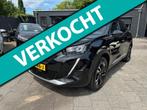 Peugeot 2008 1.2 PT (130pk) Allure Pack! Aut! Navi!, Gebruikt, Zwart, 1199 cc, Leder en Stof
