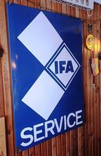 DDR IFA service emaille bord, Ophalen, Gebruikt, Reclamebord