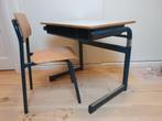 Schooltafel met bijpassende stoel, Gebruikt, Ophalen