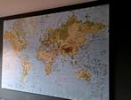 Grote Wereldkaart Poster / Canvas - 200x140cm, Ophalen, Zo goed als nieuw