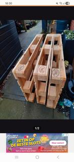 4 Gebruikte Europallets - Ideaal voor hergebruik!, Doe-het-zelf en Verbouw, Hout en Planken, Gebruikt, Ophalen of Verzenden, 50 mm of meer