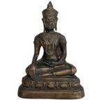 Zittend bronzen Boeddhabeeld uit de Ayutthaya–Rattanakosin, Ophalen of Verzenden, Gebruikt
