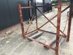 krat van metalen krat voor hout of andere spullen van ijzer, Doe-het-zelf en Verbouw, Kratten en Dozen, Ophalen, Gebruikt, 100 cm of meer