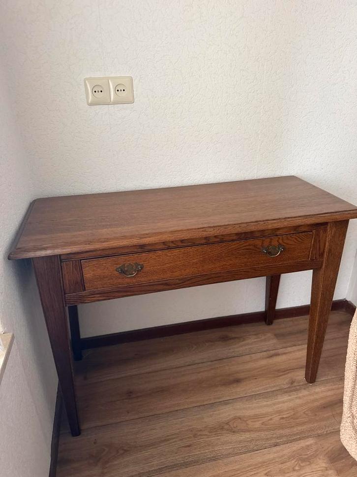 Houten Sidetable met Lade, Antiek en Kunst, Antiek | Meubels | Tafels, Ophalen