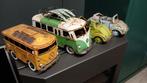 volkswagen blik modellen kever transporter 4 stuks, Ophalen of Verzenden, Gebruikt, Overige merken
