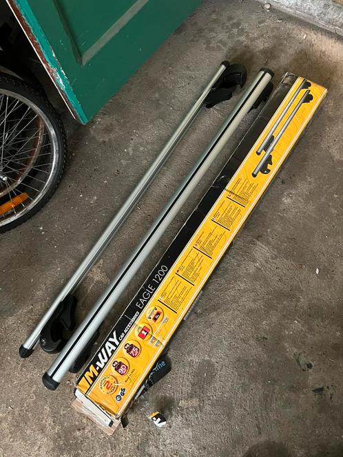 M-Way Eagle 1200 dakdragers voor open dakrails, Auto diversen, Dakdragers, Zo goed als nieuw, Ophalen