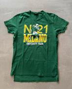 N 21 Milano T-shirt donkergroen 100% katoen maat 16/176, Gebruikt, Ophalen of Verzenden, Shirt of Longsleeve, N 21