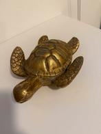 Gouden Schildpad Beeld - Decoratief, Ophalen, Zo goed als nieuw, Dier