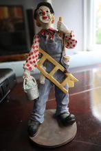 Capodimonte beeldje schoonmaak clown, Verzamelen, Beelden en Beeldjes, Ophalen of Verzenden, Zo goed als nieuw, Overige typen