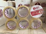 Partij transparante tape 48mmx66mtr, ., Nieuw, Ophalen of Verzenden, .