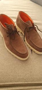 Santoni. Maat 8,5, Bruin, Ophalen of Verzenden, Zo goed als nieuw, Veterschoenen