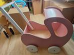 houten poppenwagen, Ophalen, Gebruikt