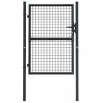 Gaaspoort 100x175 cm gegalvaniseerd staal grijs, Tuin en Terras, Ophalen of Verzenden, Nieuw, Looppoort, 150 tot 200 cm