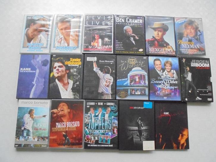 dvd muziek conserten div, Cd's en Dvd's, Dvd's | Muziek en Concerten, Zo goed als nieuw, Alle leeftijden, Ophalen of Verzenden