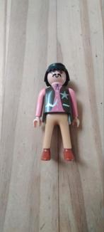 Playmobil western sheriff met zwart haar, Ophalen of Verzenden, Zo goed als nieuw, Los playmobil