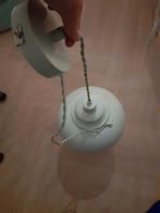 Hanglamp blauw, Huis en Inrichting, Lampen | Hanglampen, Ophalen, Zo goed als nieuw, Minder dan 50 cm