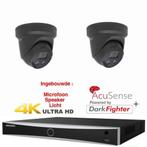 8MP Hikvision AcuSense Darkfighter IP PoE set/NVR+2x camera