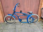 Blauwe Chopper Fiets basman project 346, Fietsen en Brommers, Gebruikt, Staal, Ophalen of Verzenden, Chopper