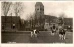 Ferwerd - Groeneweg - Fotokaart - Koe, Verzamelen, Ansichtkaarten | Nederland, Ophalen of Verzenden, Voor 1920, Ongelopen, Friesland