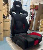 Sparco R333 Zwart Rood Kuipstoel Sportstoel Racestoel, Ophalen of Verzenden