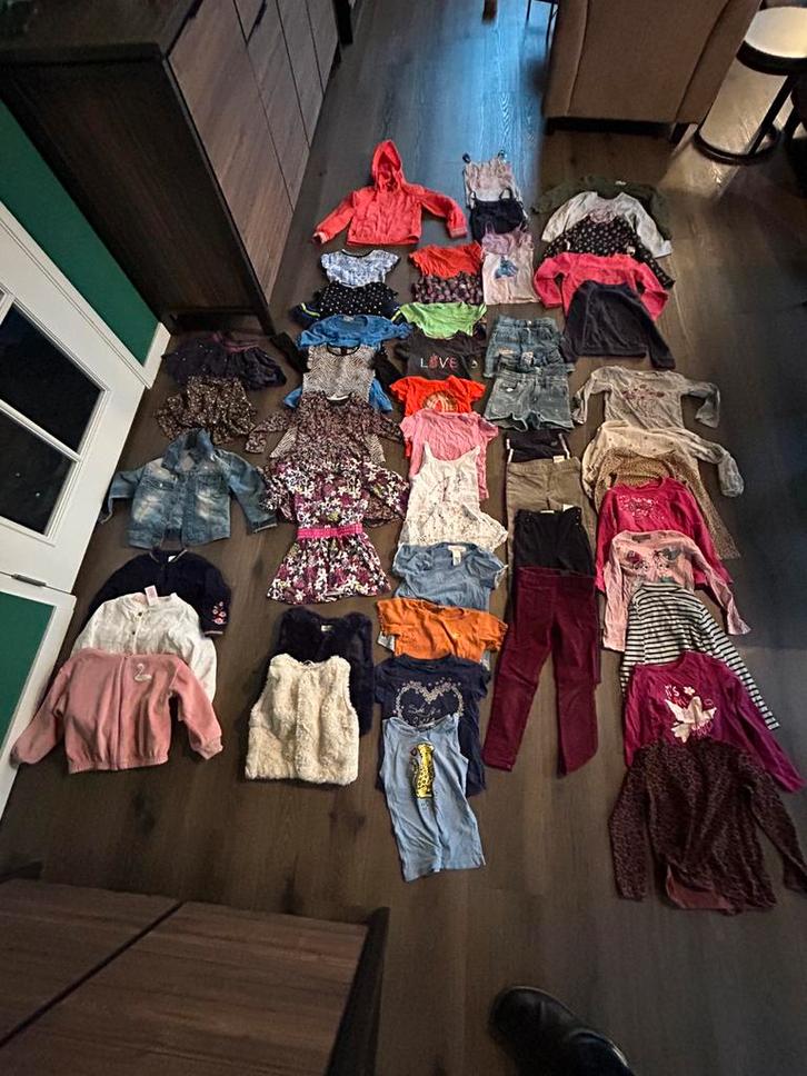 Kledingpakket kleren meisje maat 110/116, Kinderen en Baby's, Kinderkleding | Kinder-kledingpakketten, Gebruikt, Maat 110, Ophalen of Verzenden