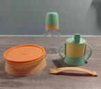 Tupperware bordje, tuitbeker en fles voor de POP, Huis en Inrichting, Keuken | Tupperware, Ophalen of Verzenden, Zo goed als nieuw