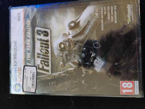 Gesealde Fallout 3 Game of The Year Edition, Spelcomputers en Games, Games | Pc, Zo goed als nieuw, Role Playing Game (Rpg), 1 speler