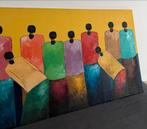 Indonesisch Schilderij - Modern Kunstwerk 168x68cm, Ophalen