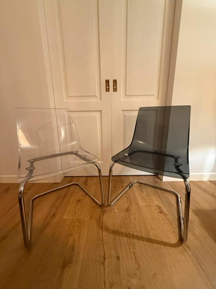 2x Ikea Tobias Eetkamerstoel, Huis en Inrichting, Stoelen, Zo goed als nieuw, Twee, Kunststof, Overige kleuren, Ophalen