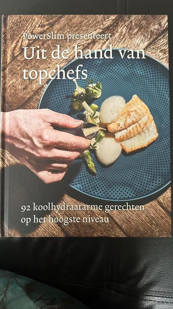 Powerslim Kookboek - Topchefs recepten!, Boeken, Kookboeken, Zo goed als nieuw, Voorgerechten en Soepen, Europa, Gezond koken