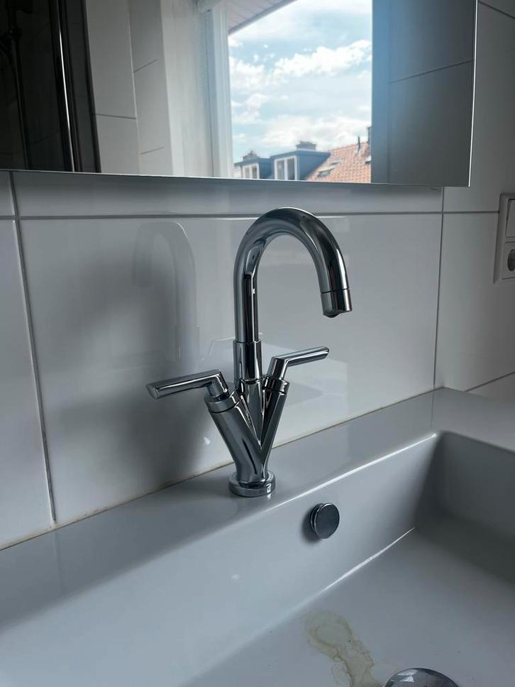 Damixa Kraan - Hoog, Draaibaar, Chroom - Gebruikt, Huis en Inrichting, Badkamer | Badkamermeubels, Gebruikt, Overige typen, Minder dan 100 cm