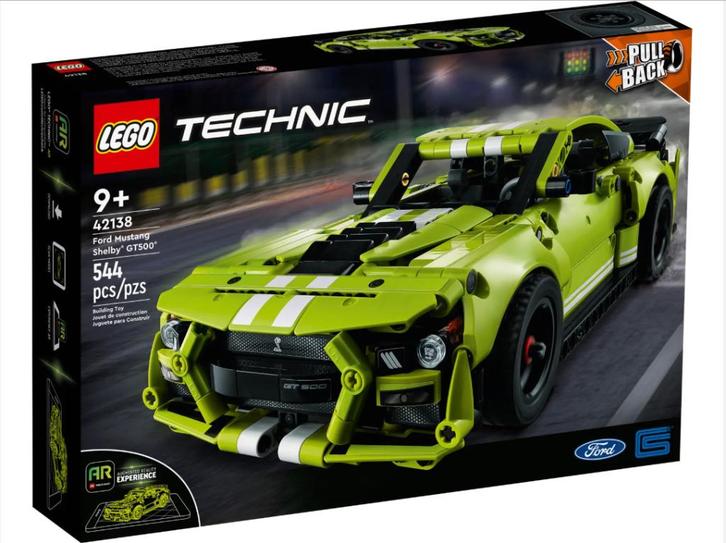 Lego technic - Ford Mustang Shelby GT500, Kinderen en Baby's, Speelgoed | Duplo en Lego, Nieuw, Lego, Complete set, Verzenden