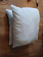Twee nieuwe hoofdkussens, Ophalen of Verzenden, Nieuw, Wit, Vierkant